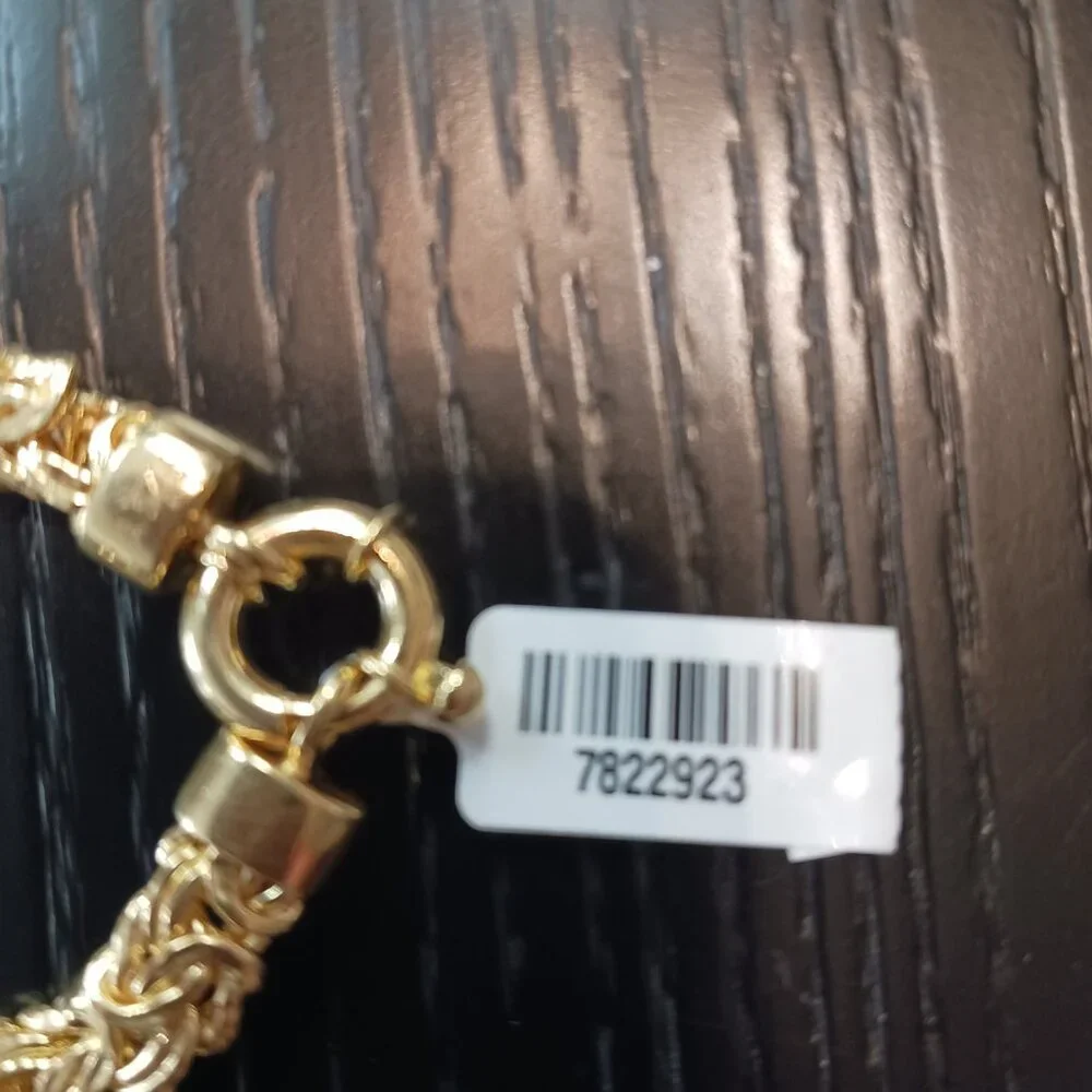 14 YG Byzantine bracelet - Picture 3 of 3